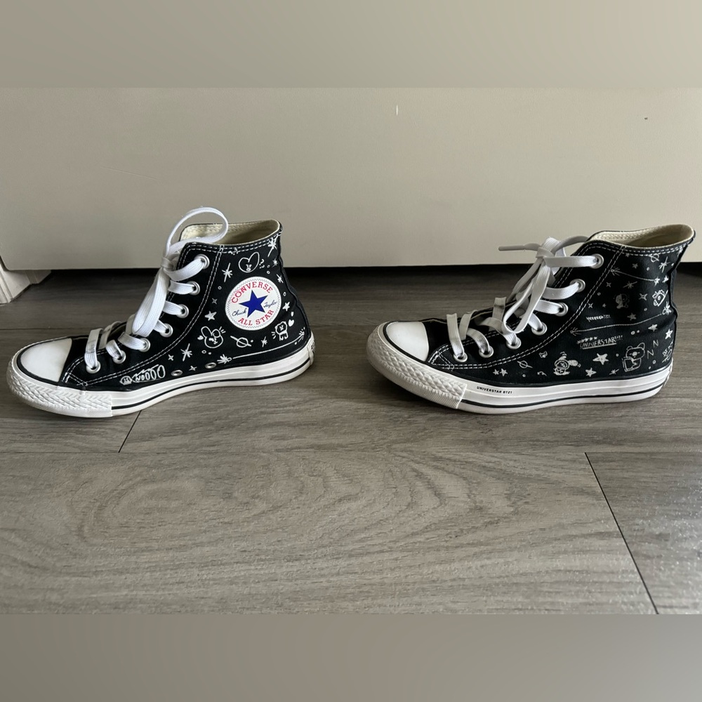 RARE! BT21 Converse Hi Tops - W 6.5 | M 4.5 - Picture 6 of 9